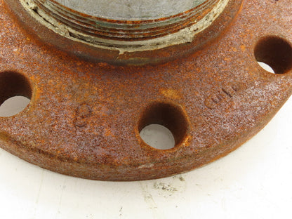 Anvil 4" Threaded Steel Flanged Straight Pipe Connector #125