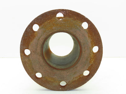 Anvil 4" Threaded Steel Flanged Straight Pipe Connector #125
