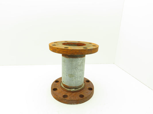 Anvil 4" Threaded Steel Flanged Straight Pipe Connector #125