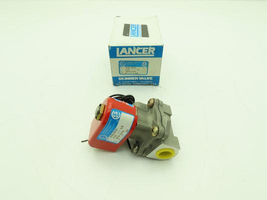 Skinner Lancer 2LB2L380GS Solenoid Valve 2-Way NC 120V 100 PSI 1/2"NPT Stainless