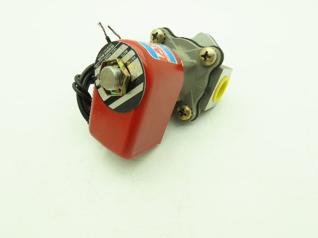 Skinner Lancer 2LB2L380 Solenoid Valve 2-Way NC 120V 100 PSI 1/2" NPT Stainless