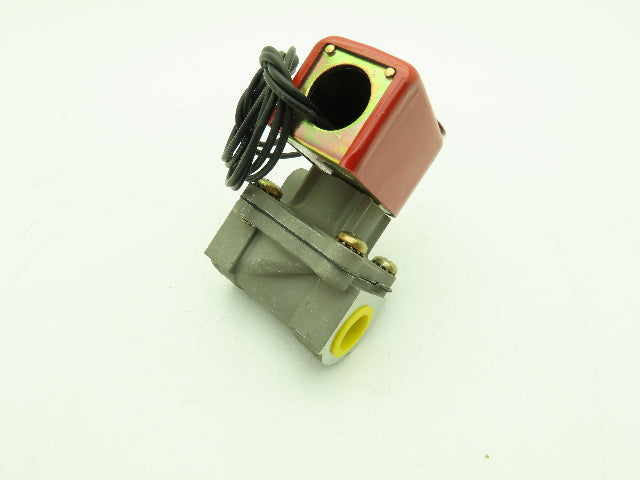 Skinner Lancer 2LB2L380 Solenoid Valve 2-Way NC 120V 100 PSI 1/2" NPT Stainless