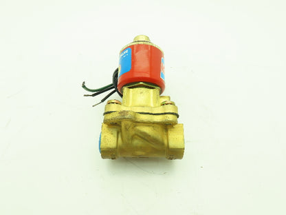 Skinner Lancer 4LB1HB3125 Brass Solenoid Valve 2-Way NO 125PSI 120V 3/8" NTP
