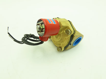 Skinner Lancer 2LH2LBG6127 Brass Solenoid Valve 2-Way NC 120V 125 PSI 1" NPT