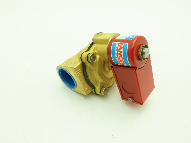 Skinner Lancer 2LG2LBJ7125 Brass Solenoid Valve 2-Way NC 120V 125 PSI 1-1/4" NPT
