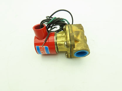 Skinner Lancer 4LD2LB5102 Brass Solenoid Valve 2-Way NC 120V 100 PSI 3/4" NPT