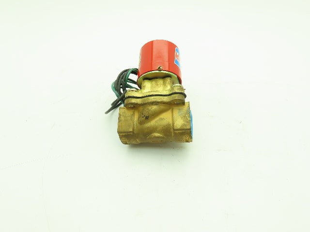Skinner Lancer 4LD2LB5102 Brass Solenoid Valve 2-Way NC 120V 100 PSI 3/4" NPT