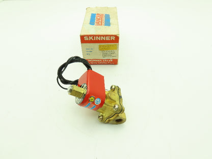 Skinner Lancer 2LB1HBG3125 Solenoid Valve 2-Way NO 24VDC 125 PSI 3/8" NPT