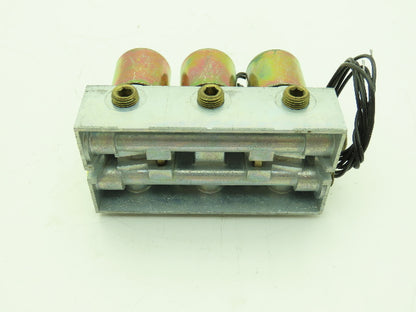 Honeywell Skinner MBD045 Solenoid Valve Manifold 3-Way 120VDC 150 PSI 1/8" NPT