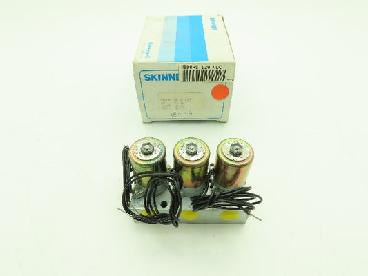 Honeywell Skinner MBD045 Solenoid Valve Manifold 3-Way 120VDC 150 PSI 1/8" NPT