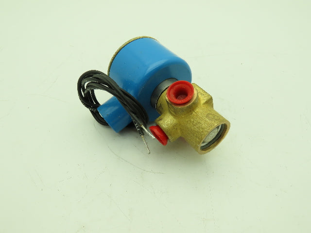 Honeywell Skinner 714X1D2A Brass Solenoid Valve 3-Way NC 24VDC 150 PSI 1/4" NPT