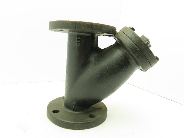 Keckley 2-1/2" Flanged Cast Iron Y Strainer #125