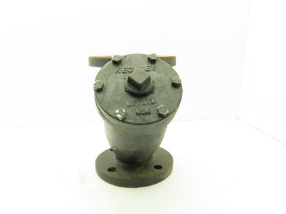 Keckley 2-1/2" Flanged Cast Iron Y Strainer #125