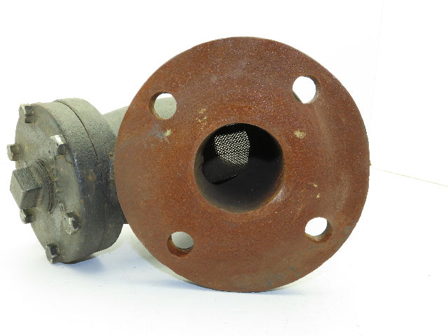 Keckley 2-1/2" Flanged Cast Iron Y Strainer #125