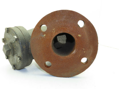 Keckley 2-1/2" Flanged Cast Iron Y Strainer #125