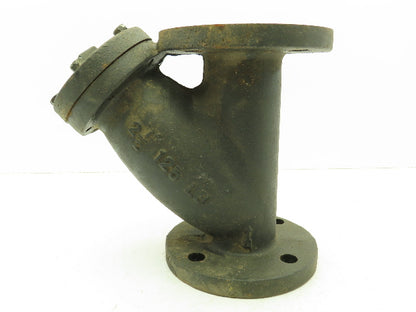 Keckley 2-1/2" Flanged Cast Iron Y Strainer #125