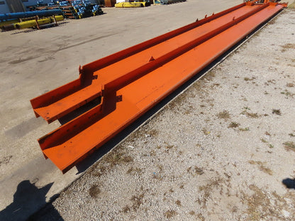 Cleveland Tramrail 15 Ton Double Girder Under Hung Bridge Crane 43' Span