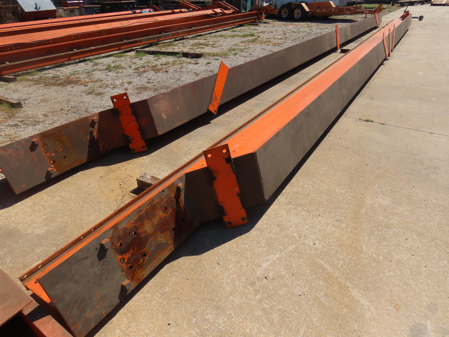 Cleveland Tramrail 15 Ton Double Girder Under Hung Bridge Crane 43' Span