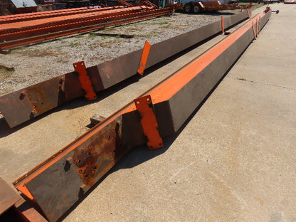 Cleveland Tramrail 15 Ton Double Girder Under Hung Bridge Crane 43' Span