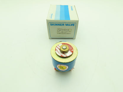 Honeywell Skinner 702X4D1A Brass Solenoid Valve 2-Way NC 120V 700 PSI 1/4" NPT