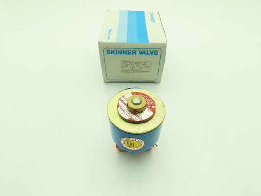 Honeywell Skinner 702X4D1A Brass Solenoid Valve 2-Way NC 120V 700 PSI 1/4" NPT