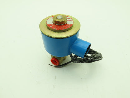Honeywell Skinner 702X4D1A Brass Solenoid Valve 2-Way NC 120V 700 PSI 1/4" NPT