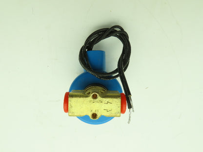 Honeywell Skinner 702X4D1A Brass Solenoid Valve 2-Way NC 120V 700 PSI 1/4" NPT