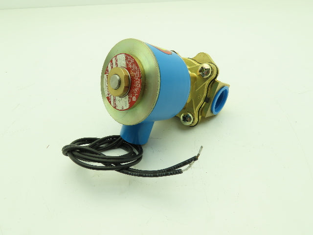 Honeywell Skinner 705X5D1A Brass Solenoid Valve 2-Way NC 240V 100 PSI 3/4" NPT