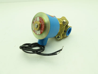 Honeywell Skinner 705X5D1A Brass Solenoid Valve 2-Way NC 240V 100 PSI 3/4" NPT
