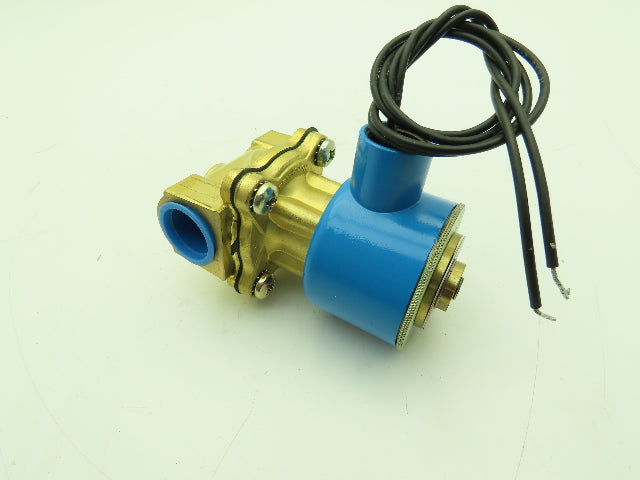 Honeywell Skinner 705X5D1A Brass Solenoid Valve 2-Way NC 240V 100 PSI 3/4" NPT