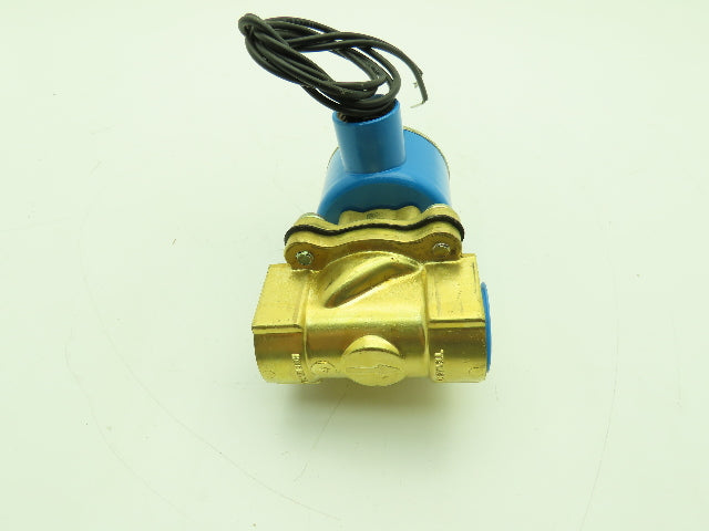 Honeywell Skinner 705X5D1A Brass Solenoid Valve 2-Way NC 240V 100 PSI 3/4" NPT