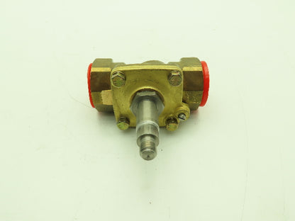 Honeywell Skinner 710N2 Brass Solenoid Valve 2-Way NC 230 PSI 1" NPT