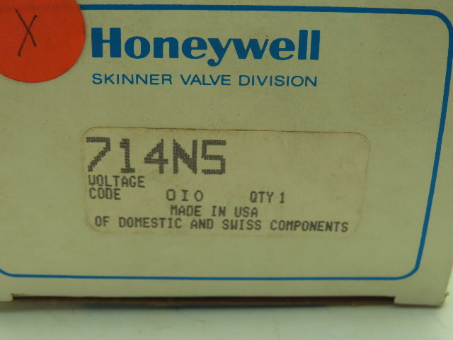 Honeywell Skinner 714N5 Stainless Solenoid Valve 3-Way NC 1/4" NPT 150 PSI