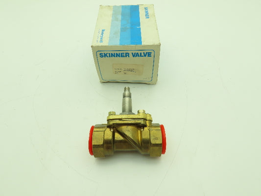 Honeywell Skinner 710N2SP Brass Solenoid Valve 2-Way NC 230 PSI 1" NPT
