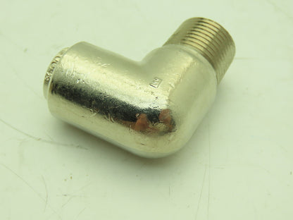Norgren 85-133-120 Brass 90 Elbow Adaptor 3/8x1/2" Push to Connect NPT Lot of 17