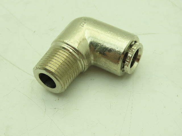 Norgren 85-133-120 Brass 90 Elbow Adaptor 3/8x1/2" Push to Connect NPT Lot of 17