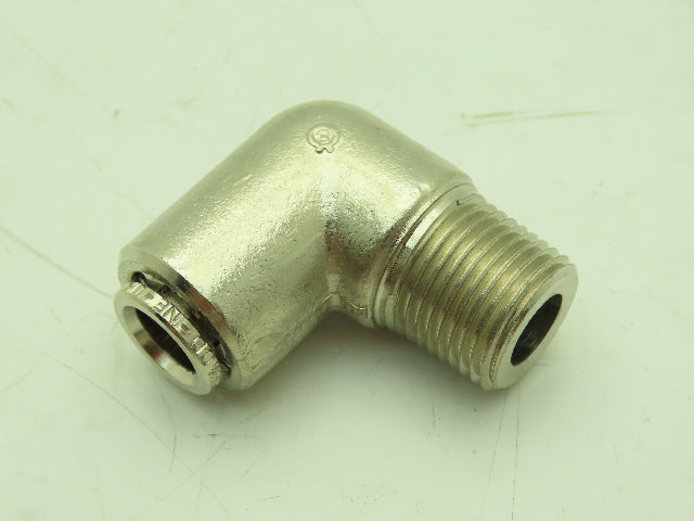Norgren 85-133-120 Brass 90 Elbow Adaptor 3/8x1/2" Push to Connect NPT Lot of 17