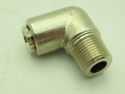 Norgren 85-133-120 Brass 90 Elbow Adaptor 3/8x1/2" Push to Connect NPT Lot of 17