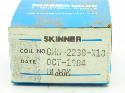 Honeywell Skinner CMB-2238-N18 Solenoid Coil Black 7/16" ID 18" Leads