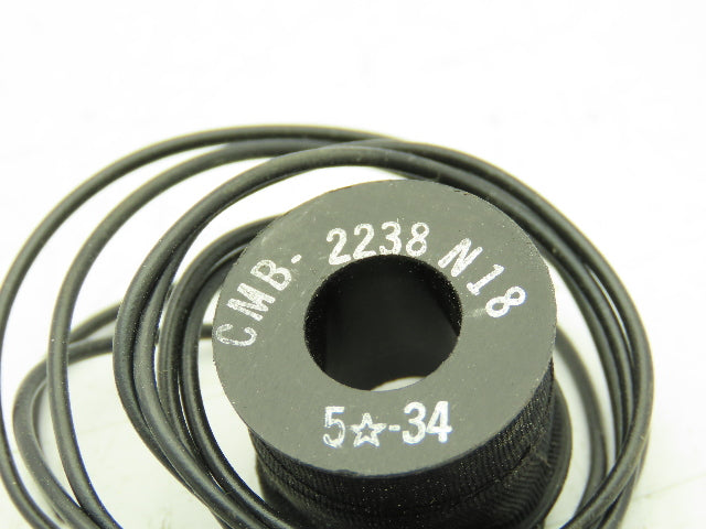 Honeywell Skinner CMB-2238-N18 Solenoid Coil Black 7/16" ID 18" Leads
