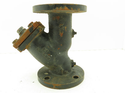 Keckley 2-1/2" Flanged Cast Iron Y Strainer #125 Style A-7