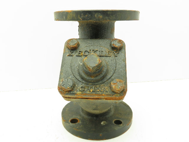 Keckley 2-1/2" Flanged Cast Iron Y Strainer #125 Style A-7