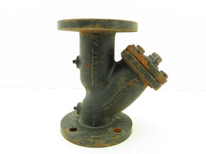 Keckley 2-1/2" Flanged Cast Iron Y Strainer #125 Style A-7