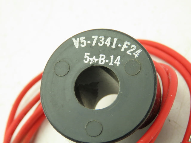 Honeywell Skinner V5-7341-F24 Solenoid Coil 1/2" ID Red