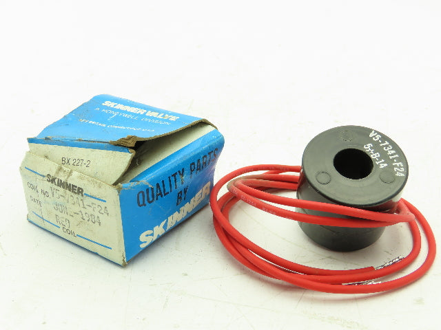 Honeywell Skinner V5-7341-F24 Solenoid Coil 1/2" ID Red