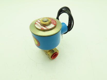 Honeywell Skinner 703X3D1A Brass Solenoid Valve 2-Way NC 120V 150 PSI 3/8" NPT