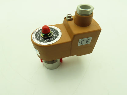 Honeywell U131V54900885 Lucifer Solenoid Valve 3-Way NO 28VDC 150 PSI 1/4" NPT