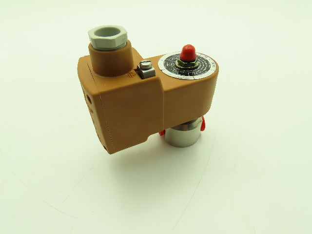 Honeywell U131V54900885 Lucifer Solenoid Valve 3-Way NO 28VDC 150 PSI 1/4" NPT