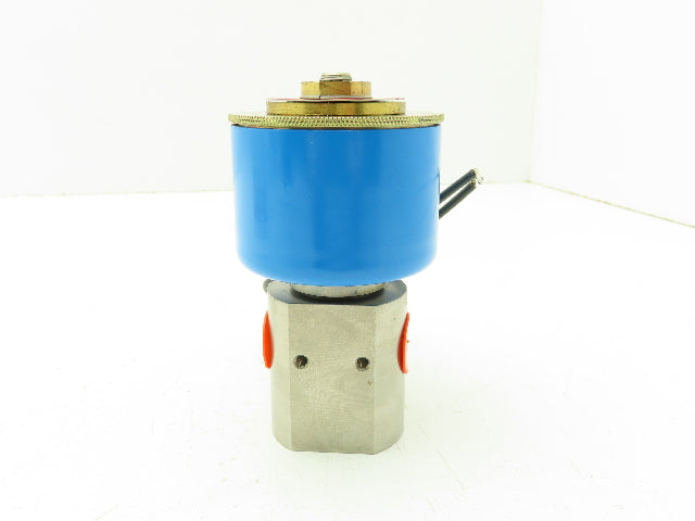 Honeywell Skinner 714X5D6B Solenoid Valve 3-Way NC 120VDC 150 PSI 1/4" NPT