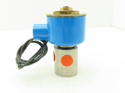 Honeywell Skinner 714X5D6B Solenoid Valve 3-Way NC 120VDC 150 PSI 1/4" NPT